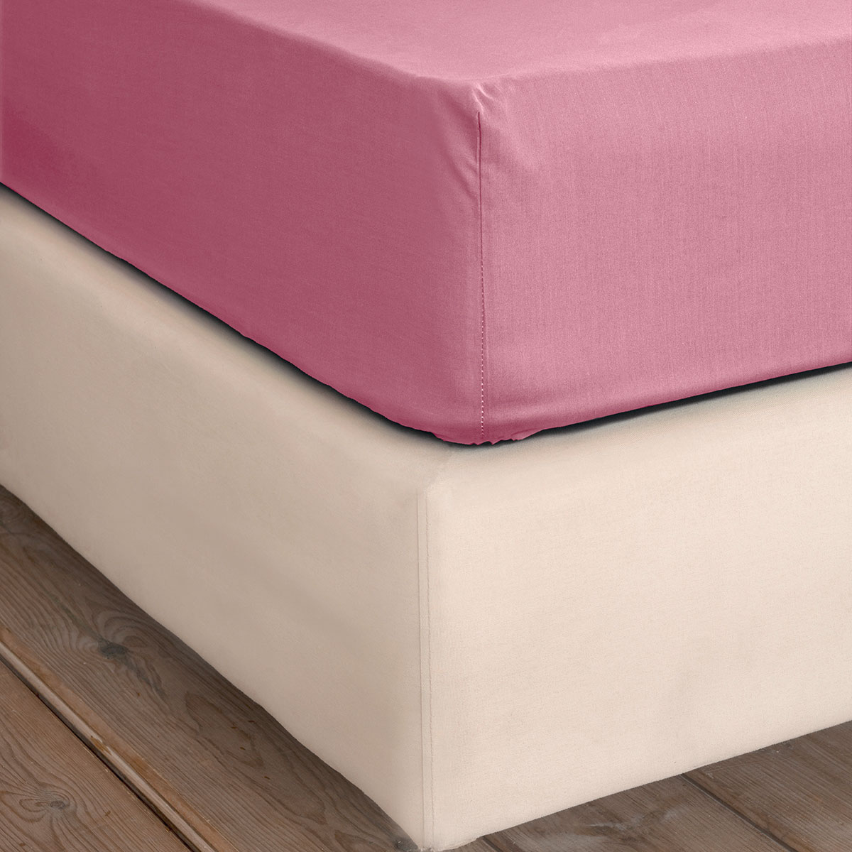 Σεντόνι Ημίδιπλο Επίπεδο (180x260) Nima Unicolors SS24 Apple Pink
