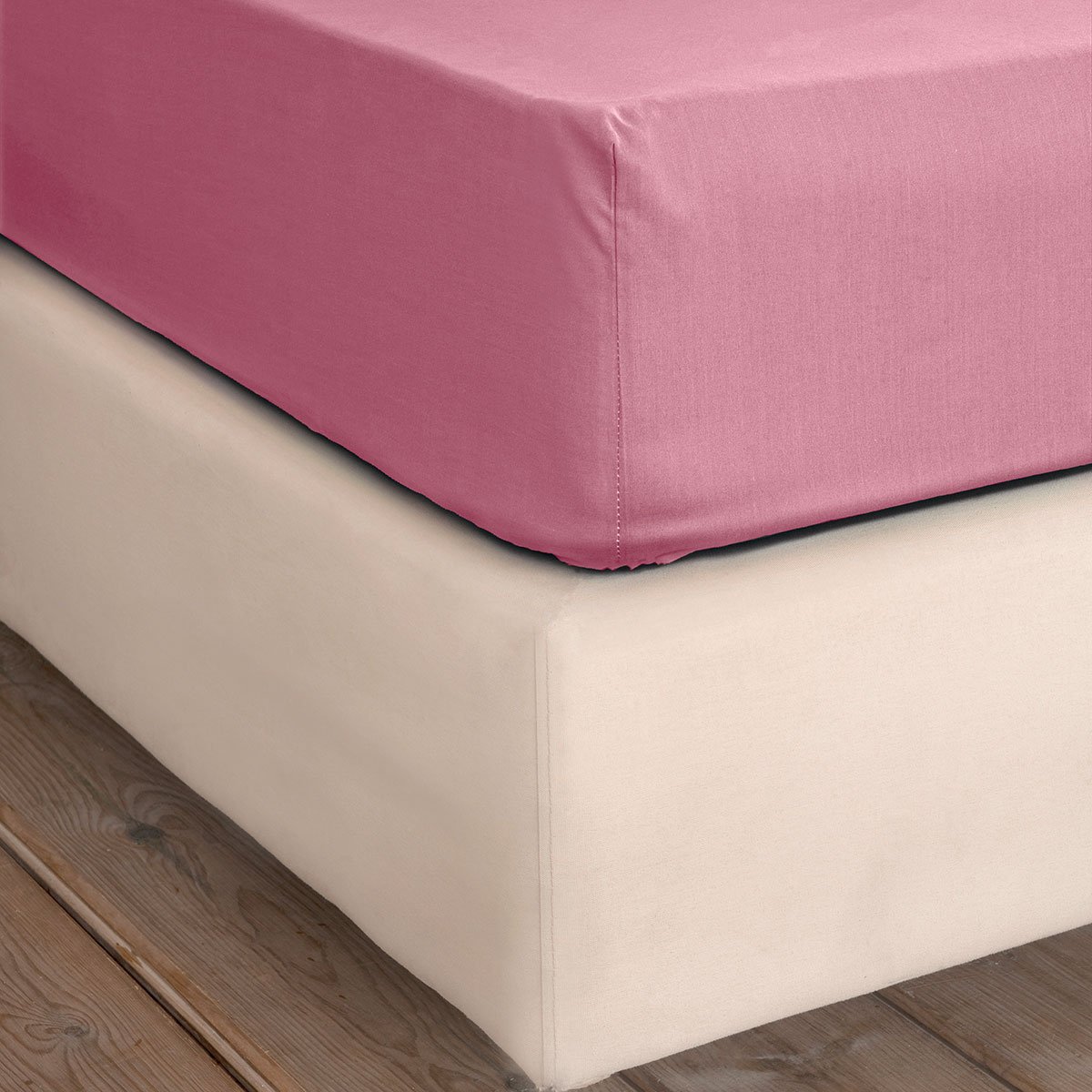 Σεντόνι Ημίδιπλο Με Λάστιχο (120x200+32) Nima Unicolors SS24 Apple Pink