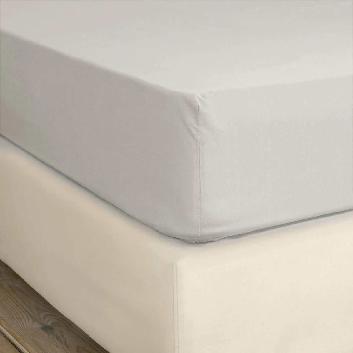 Σεντόνι Υπέρδιπλο Με Λάστιχο (165x205+35) Nima Unicolors SS24 Oat Beige