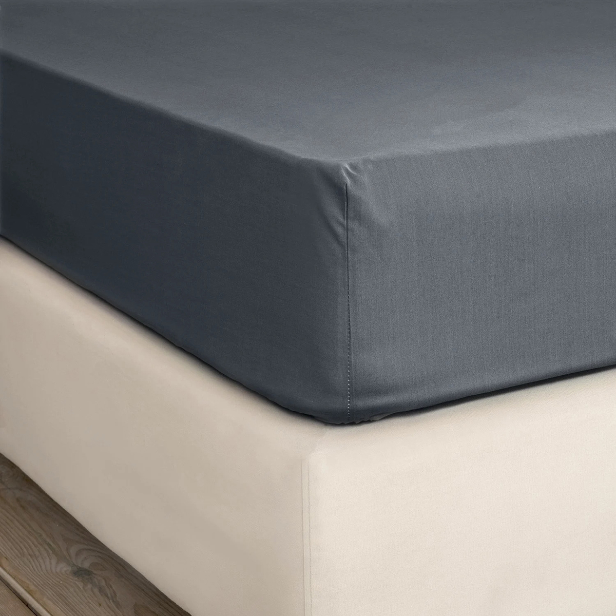 Σεντόνι King Size Επίπεδο (270x280) Nima Unicolors SS24 Midnight Gray