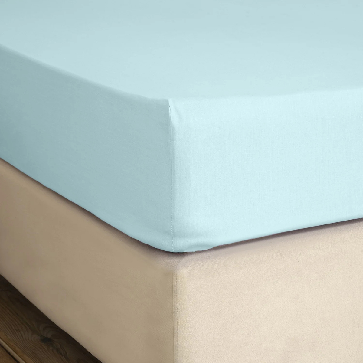 Σεντόνι King Size Επίπεδο (270x280) Nima Unicolors SS24 Light Aqua