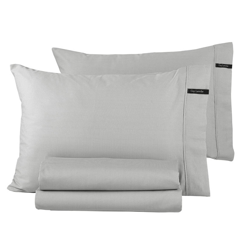 Σεντόνι Ημίδιπλο Επίπεδο (180x270) Guy Laroche Minimal Silver