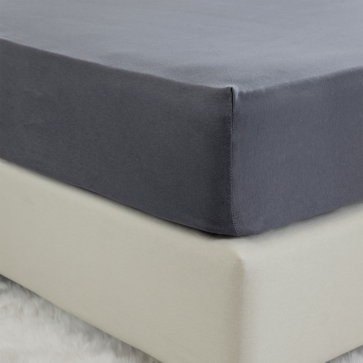 Σεντόνι Ημίδιπλο Με Λάστιχο (120x200+40) Nima Tender Dark Grey