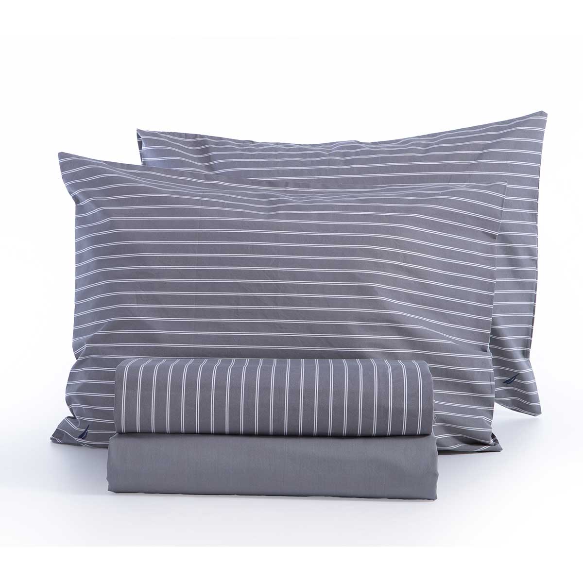 Σεντόνια King Size (Σετ) Nautica By Nef-Nef Homeware Nau Coast Grey
