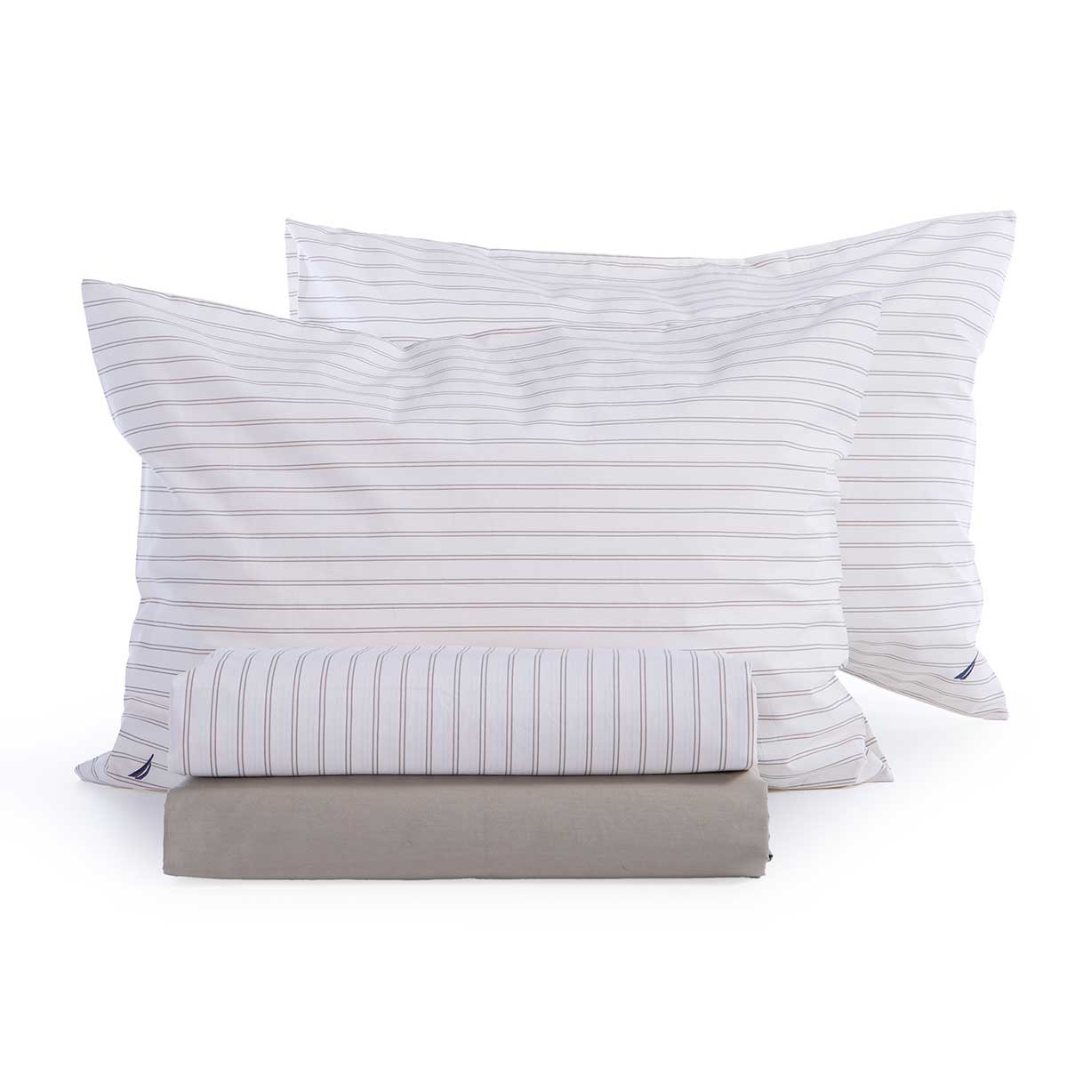 Σεντόνια King Size (Σετ) Nautica By Nef-Nef Homeware Nau Coast Ecru