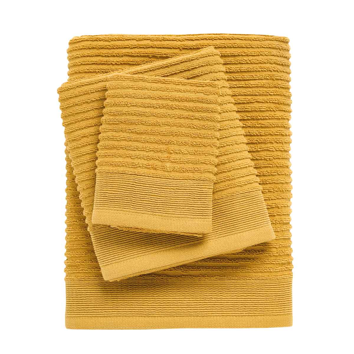 Πετσέτες Μπάνιου (Σετ 3τμχ) Das Home Daily 530gsm 0742 Ochre
