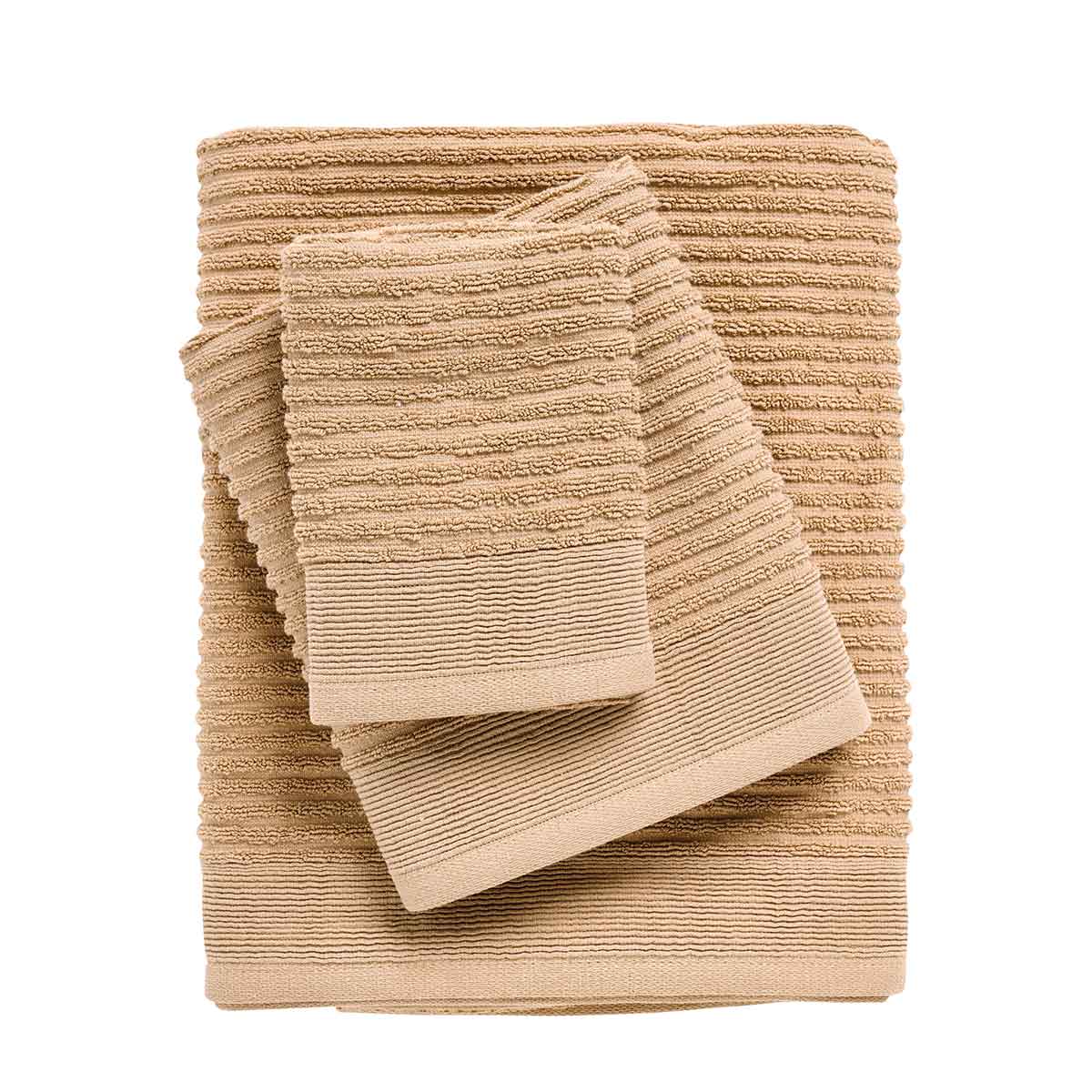 Πετσέτες Μπάνιου (Σετ 3τμχ) Das Home Daily 530gsm 0743 Beige