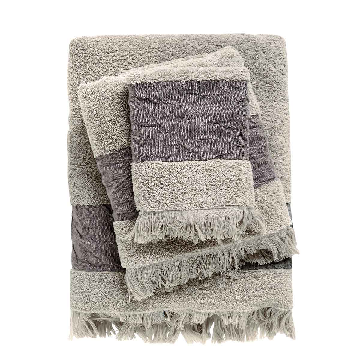 Πετσέτες Μπάνιου (Σετ 3τμχ) Das Home Daily 550gsm 0745 Taupe