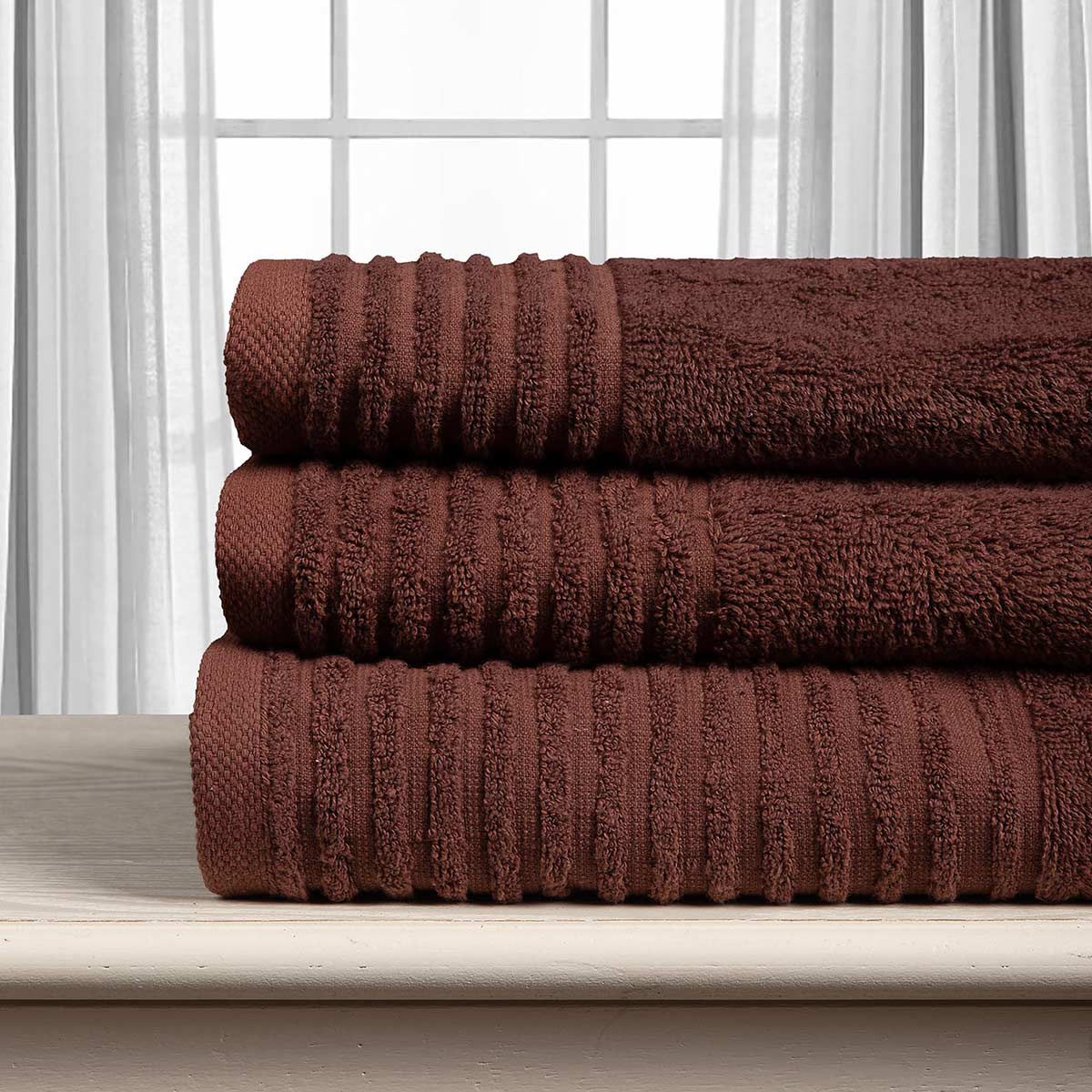 Πετσέτα Χεριών (40x60) Silk Fashion Ερατώ 600gsm Brown
