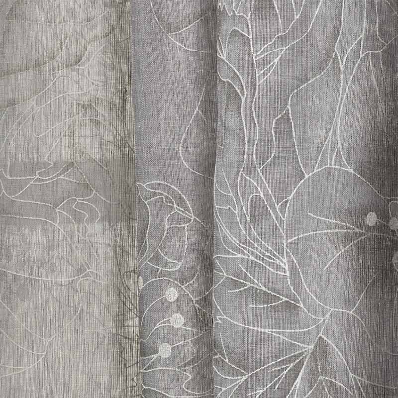 Κουρτίνα (270x280) Με Τρουκς Whitegg K0165 1-Grey