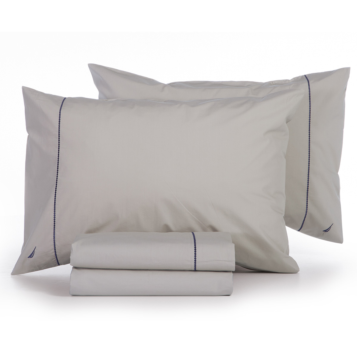 Σεντόνια Υπέρδιπλα (Σετ) Nautica By Nef-Nef Homeware Nau Wave Solid Linen