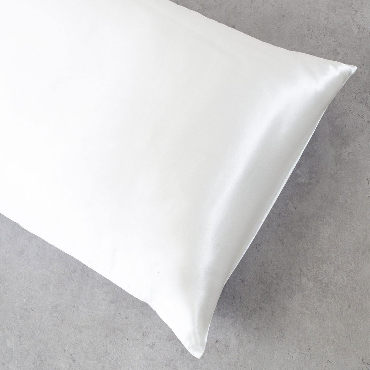 Μεταξωτή Μαξιλαροθήκη (50x70) Rythmos Silk Sleep White
