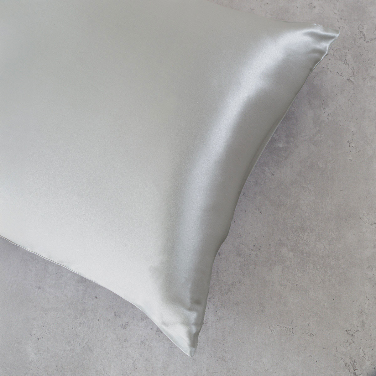 Μεταξωτή Μαξιλαροθήκη (50x70) Rythmos Silk Sleep Grey