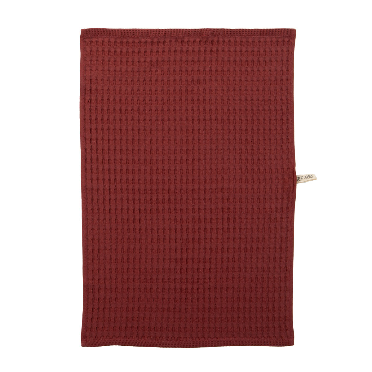 Ποτηρόπανο Πικέ (45x68) Nef-Nef Homeware Wafflow Bordo
