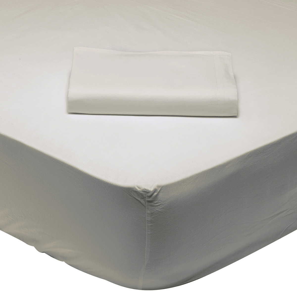 Σεντόνι King Size Με Λάστιχο (180x200+35) Das Home Best Line 1020 Γκρι