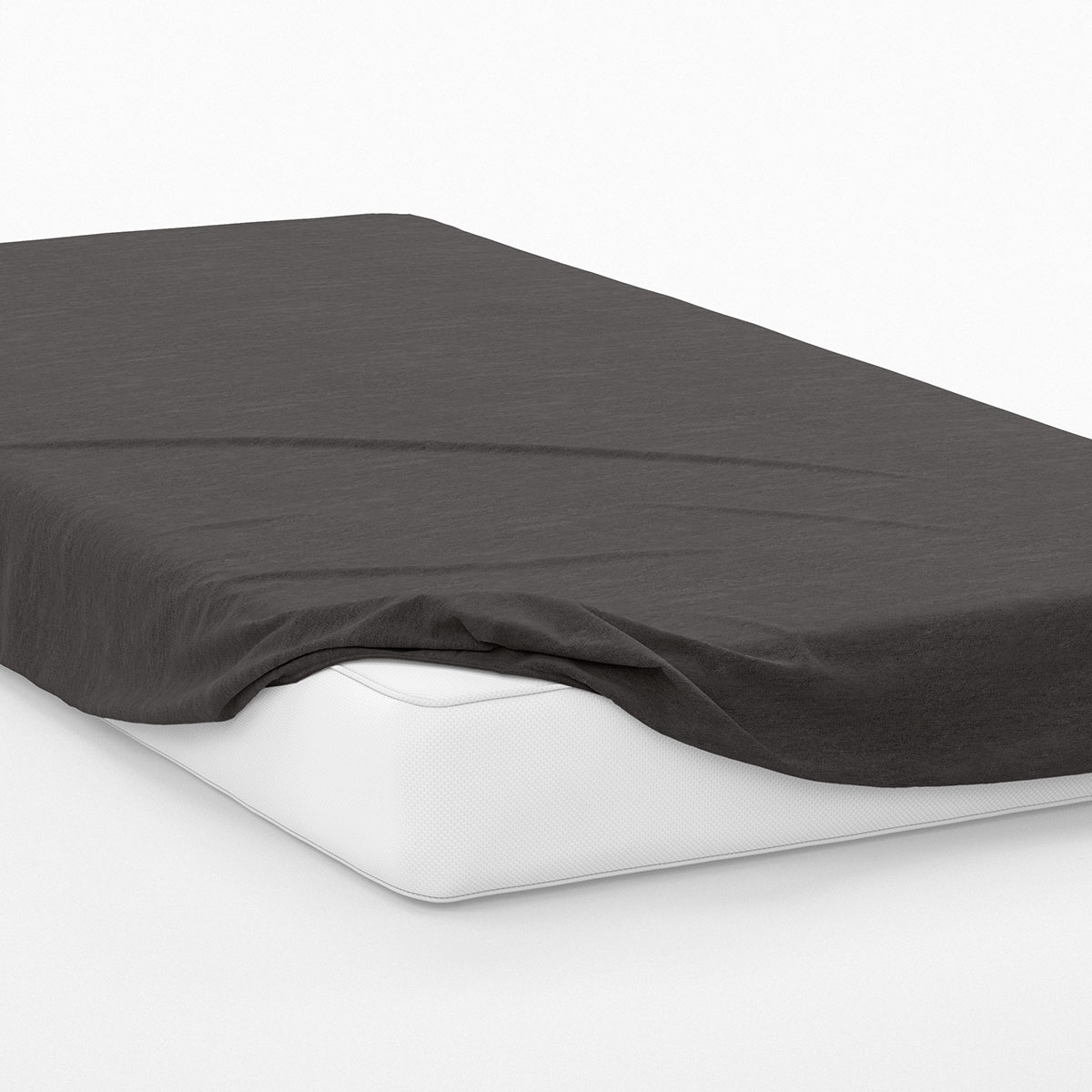 Σεντόνι King Size Με Λάστιχο (180x200+30) Dimcol Exotic Line Anthracite