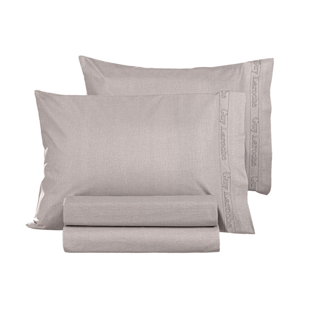 Σεντόνι King Size Επίπεδο (270x280) Guy Laroche Color Plus Melanze