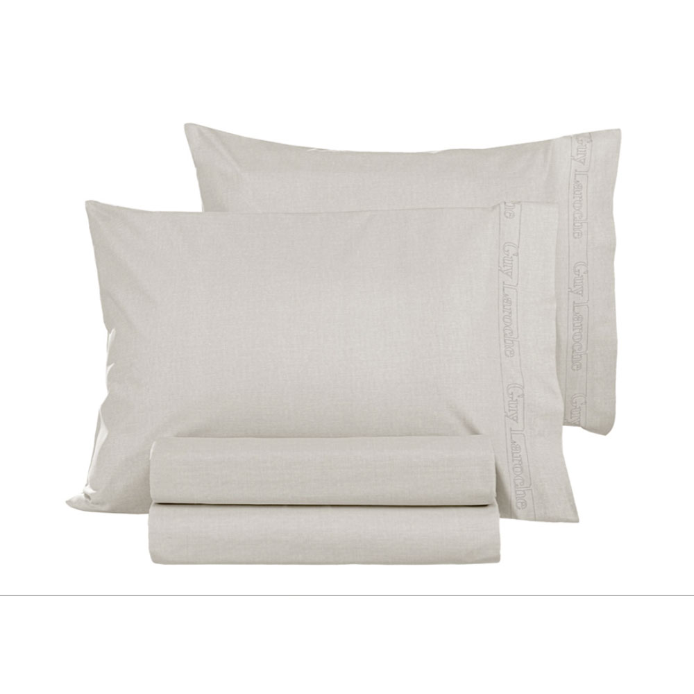Παπλωματοθήκη Μονή (165x225) Guy Laroche Color Plus Ivory
