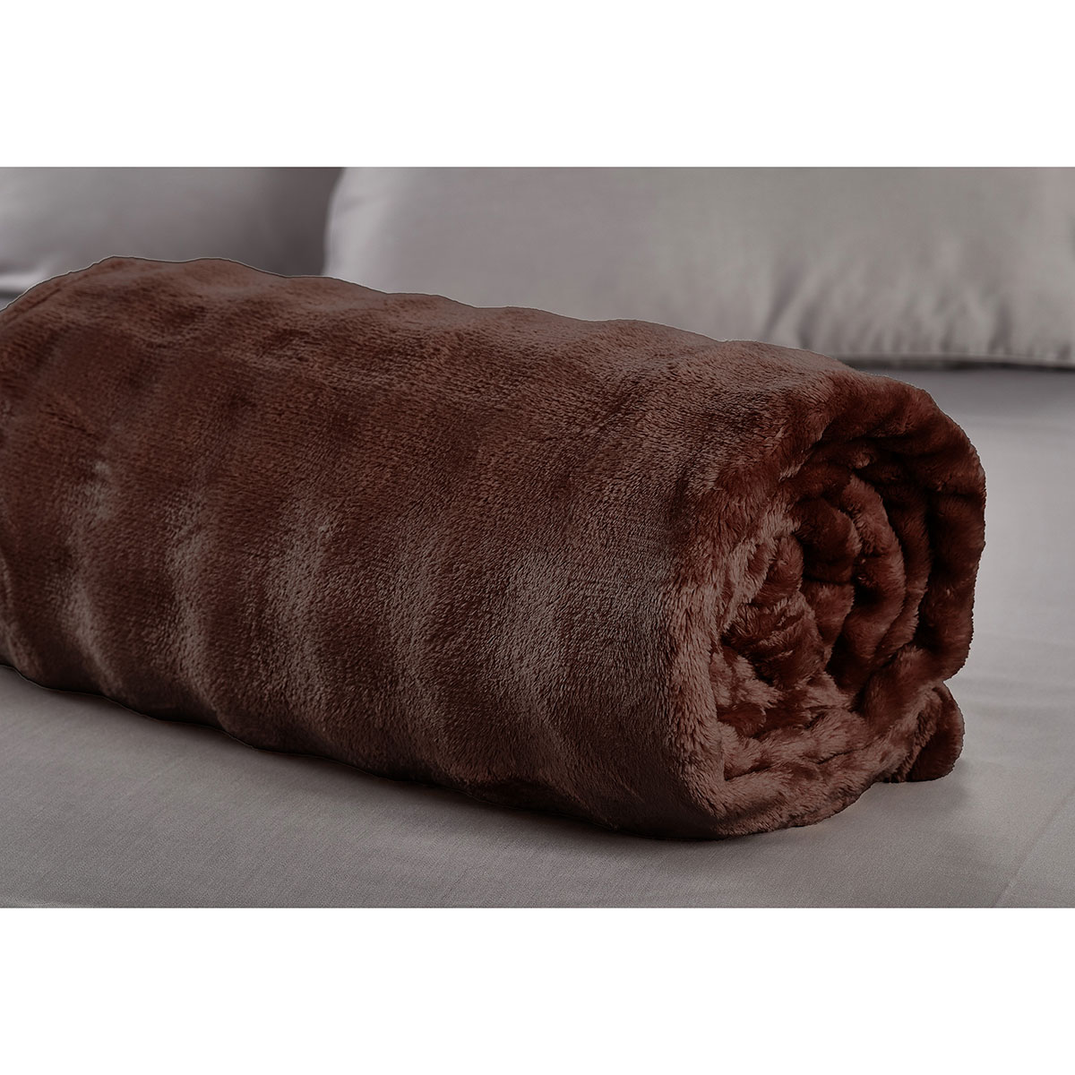 Κουβέρτα Fleece Μονή (160x220) Whitegg KB158 4-Brown