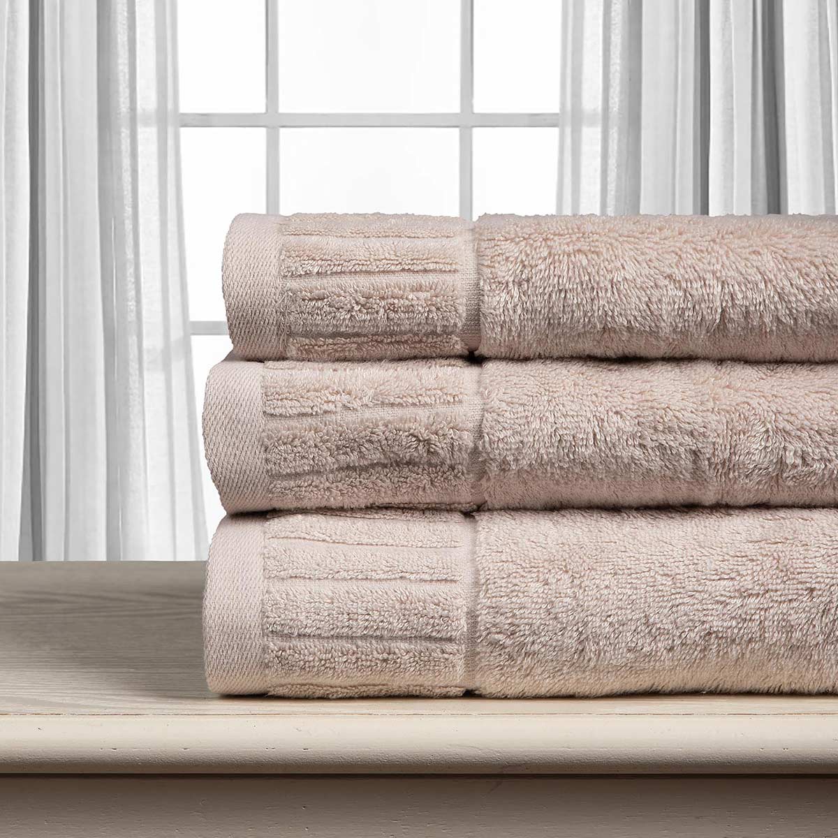 Πετσέτα Σώματος (75x150) Silk Fashion Μελωδία 600gsm Beige