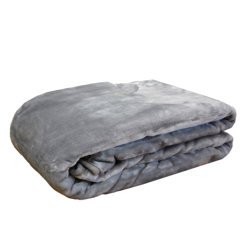 Κουβέρτα Βελουτέ Υπέρδιπλη (220x240) Anna Riska Unicolour Velour Grey