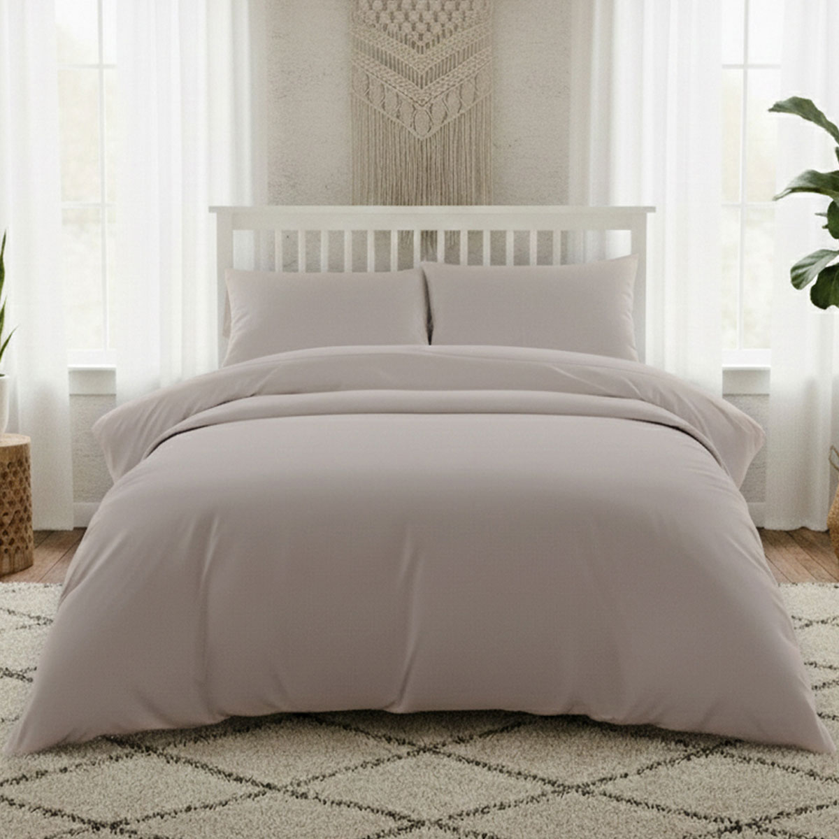 Σεντόνι King Size Επίπεδο (270x270) Melinen Lavish Satin Ecru Ecru
