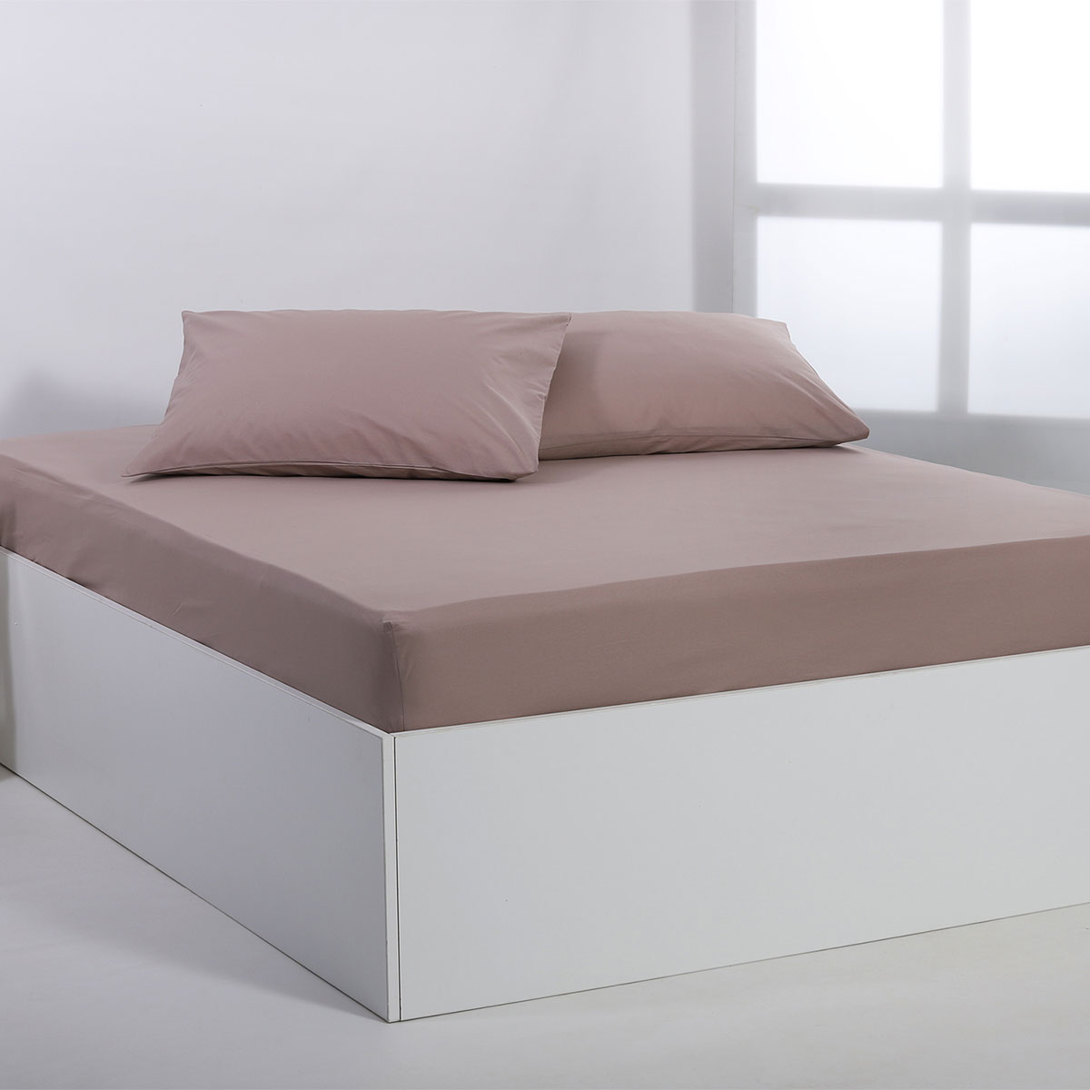 Σεντόνι Ημίδιπλο Με Λάστιχο (125x200+35) Silk Fashion Essential Mashroom