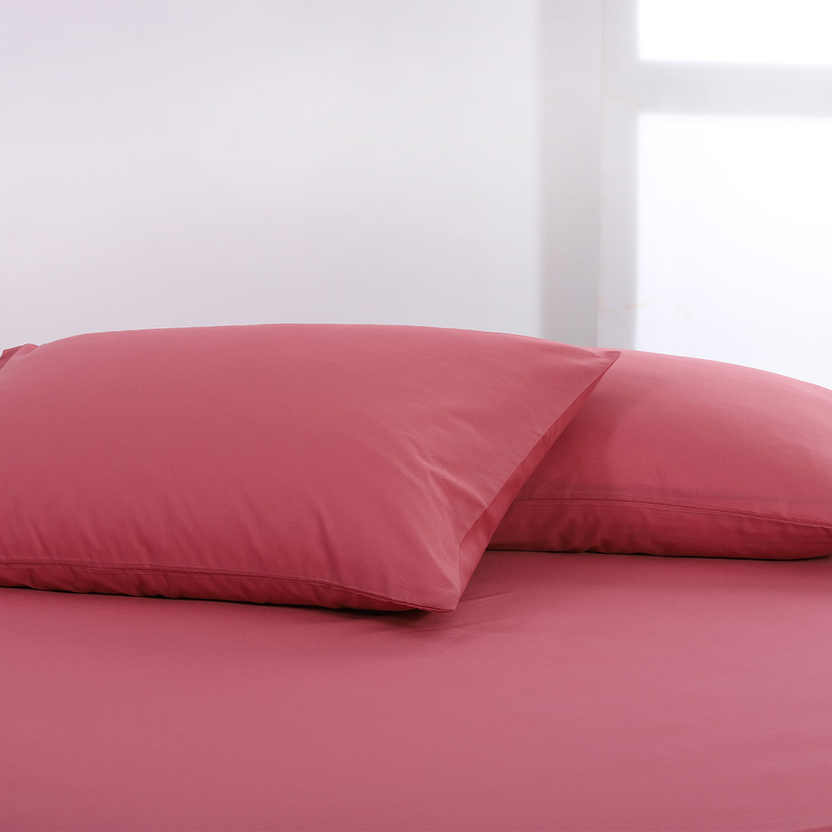 Ζεύγος Μαξιλαροθήκες (52x72) Silk Fashion Essential Baroque Rose