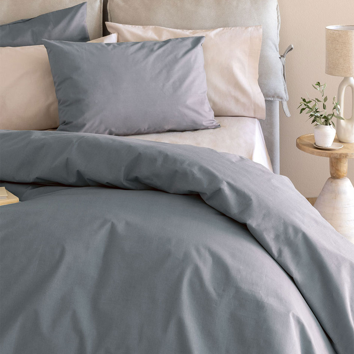 Σεντόνι King Size Επίπεδο (265x275) Palamaiki Etoile 2 New Grey