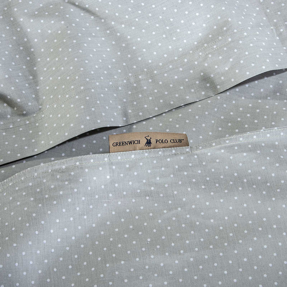 Παπλωματοθήκη Υπέρδιπλη (220x240) Greenwich Polo Club Loft Small Dots 2391 Grey