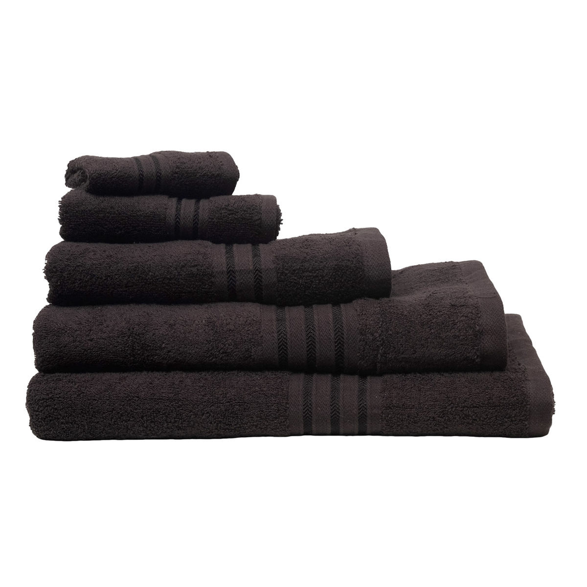Λαβέτα (30x30) Viopros Elite 480gsm Μαυρο