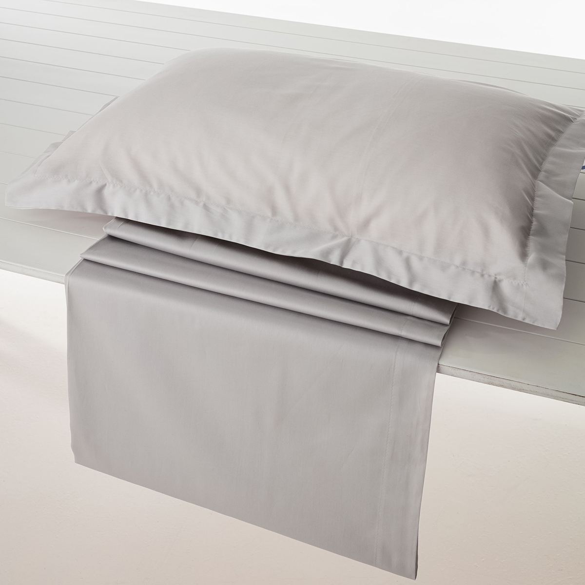 Σεντόνι Μονό Με Λάστιχο (100x200+40) Vesta Athena 304 Light Grey