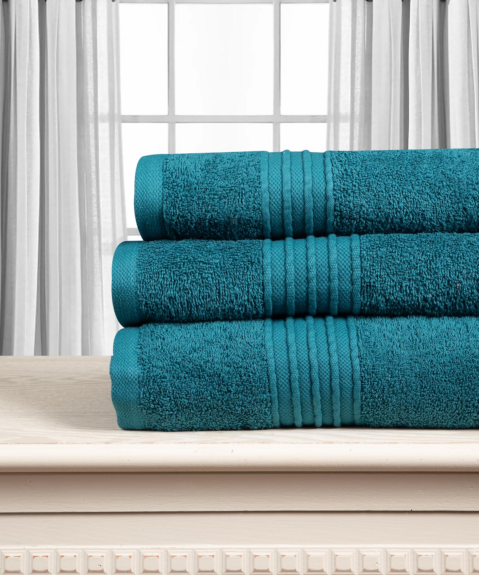 Πετσέτα Σώματος (75X150) Silk Fashion Opal 500Gsm Teal Λευκά Είδη Μπάνιου Πετσέτες Spitishop