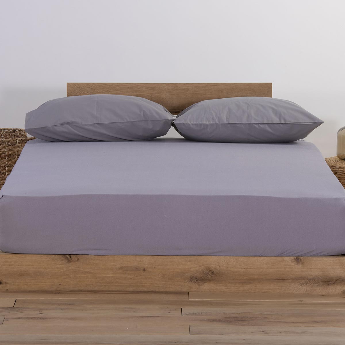 Σεντόνι Μακό Διπλό με Λάστιχο (140X200+30) Nef-Nef Homeware Jersey L Grey Λευκά Είδη Κρεβατοκάμαρας Σεντόνια Διπλά Spitishop