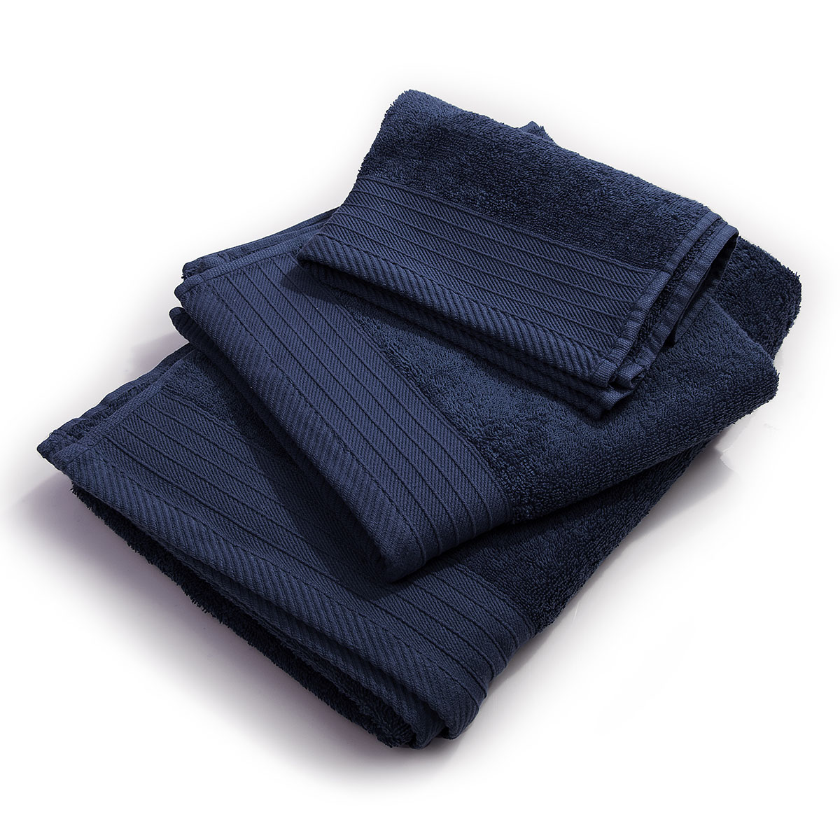 Πετσέτα Προσώπου (50x100) Dimcol Πενιέ 500gsm Navy Blue