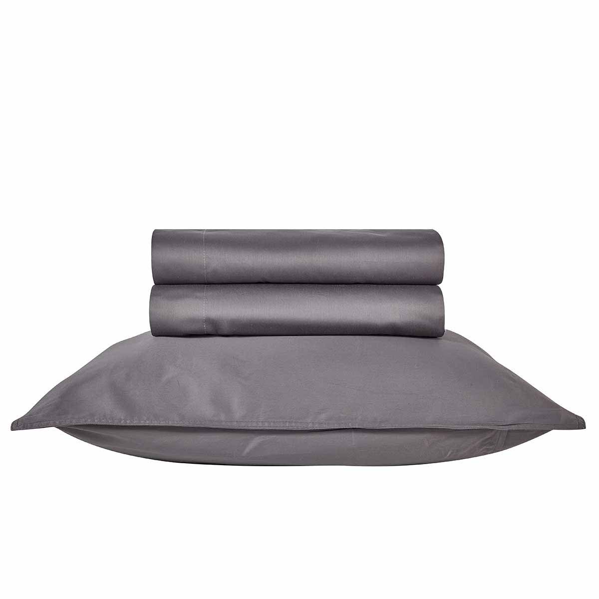 Ζεύγος Μαξιλαροθήκες Oxford (50x70) Kentia Stylish Opulence 22-Grey
