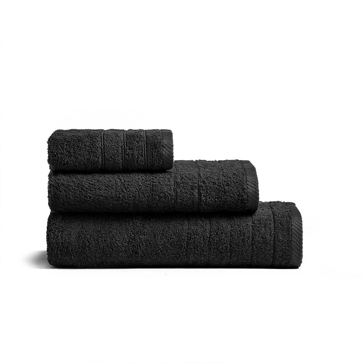 Πετσέτα Χεριών (30x50) Melinen Fresca 500gsm Black