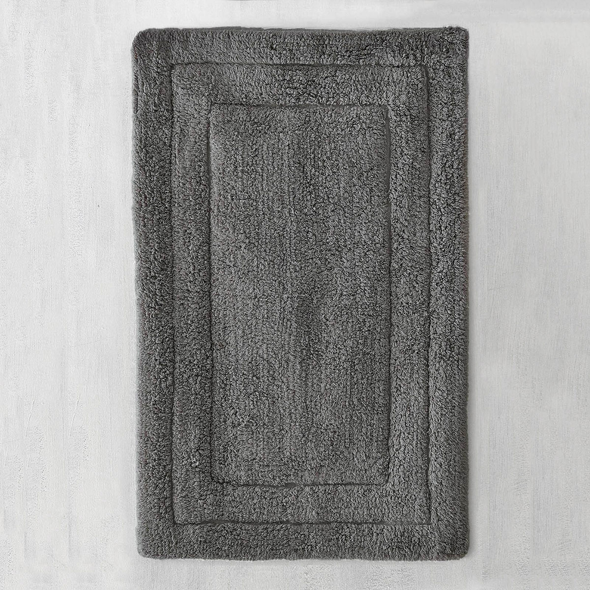 Πατάκι Μπάνιου (60x90) Rythmos Senna 07 Dark Grey