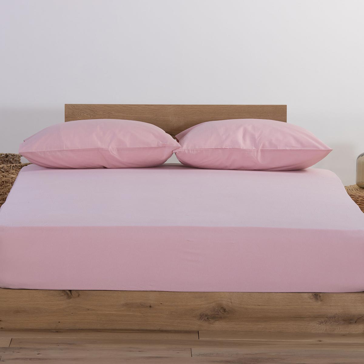 Σεντόνι Μακό King Size Με Λάστιχο (180x200+35) Nef-Nef Homeware Jersey Pink