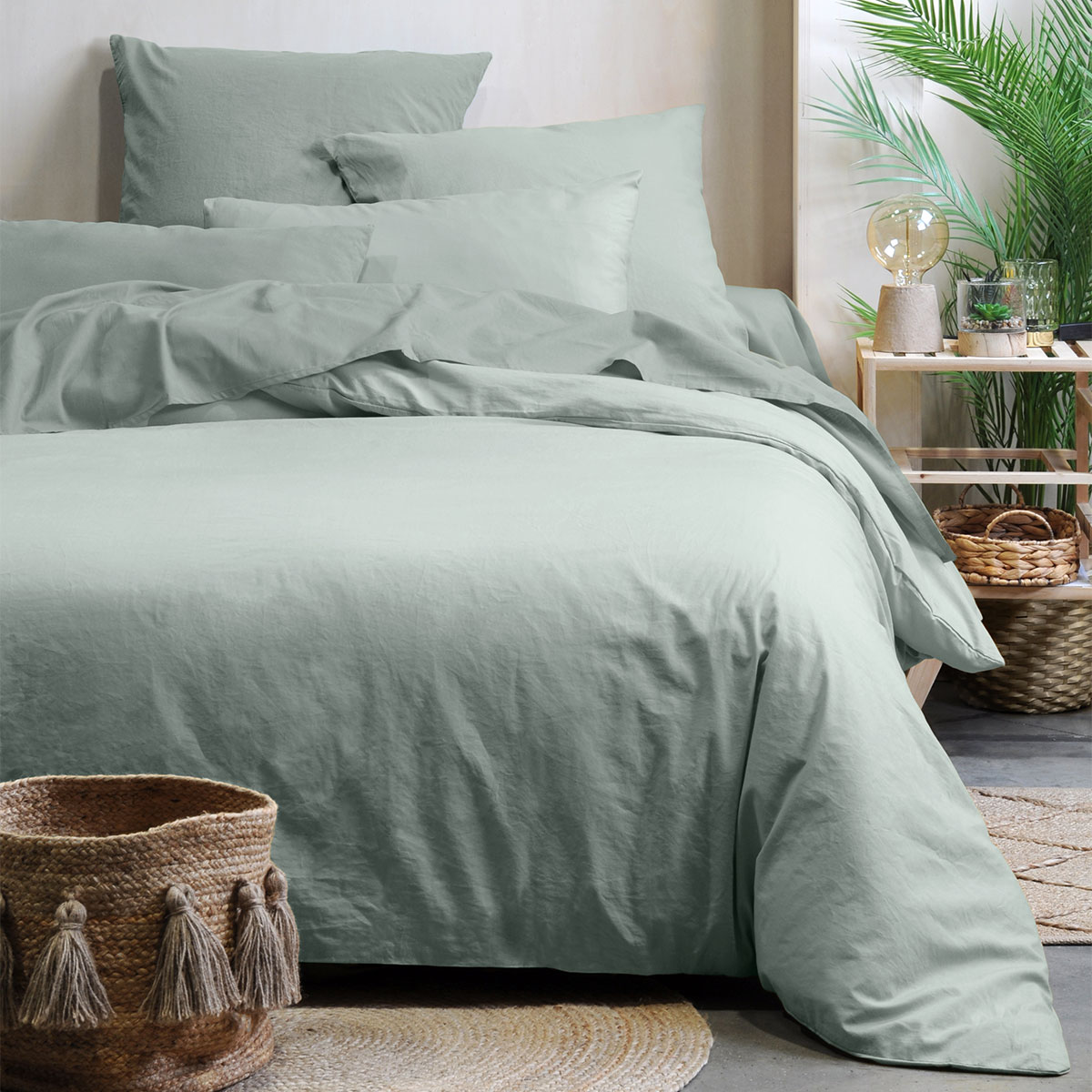 Παπλωματοθήκη King Size (240x260) S-F Horizon Opaline