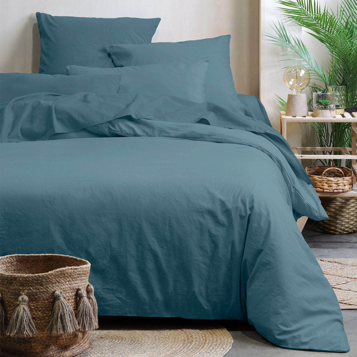 Παπλωματοθήκη King Size (240x260) S-F Horizon Bleu