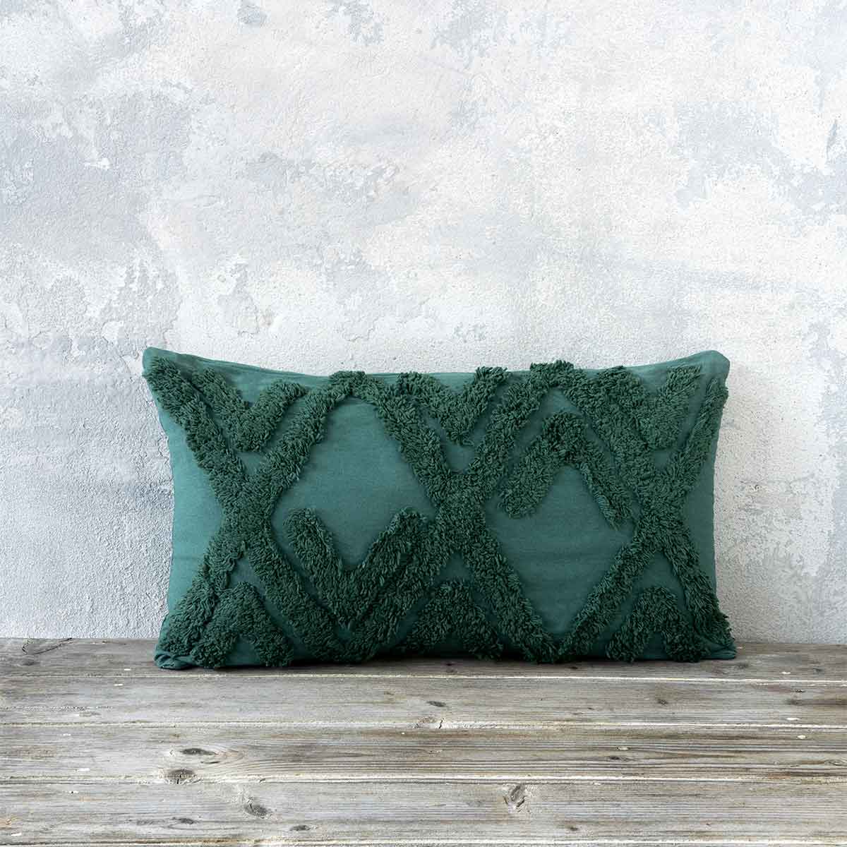 Διακοσμητικό Μαξιλάρι (30x60) Nima Pillows Amadeo Dark Green
