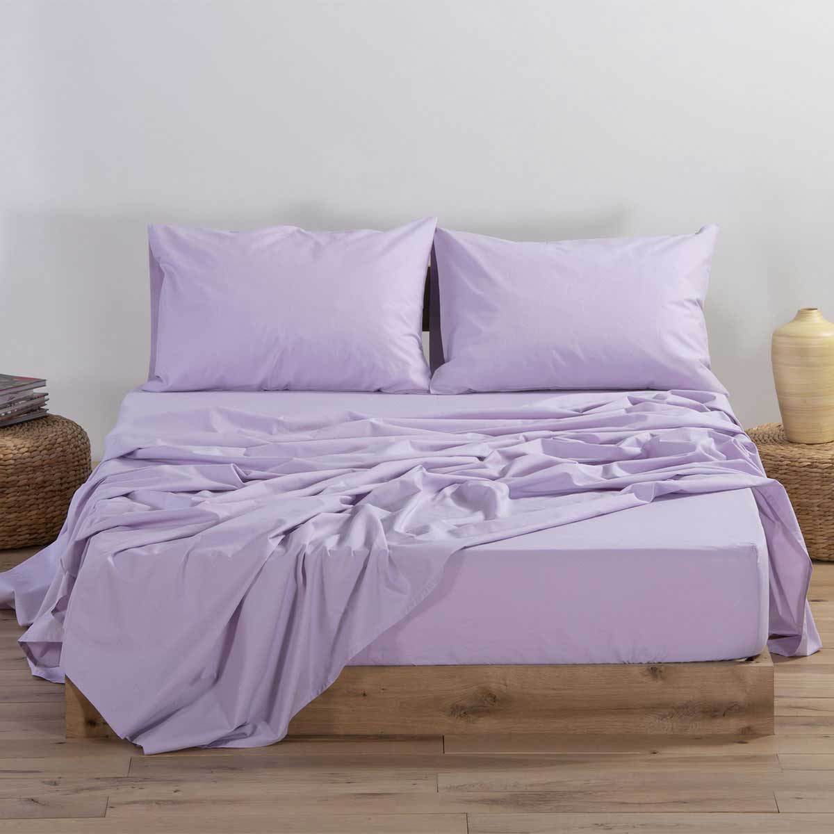 Σεντόνι Μονό Επίπεδο (170x270) Nef-Nef Homeware Basic Lavender 1159