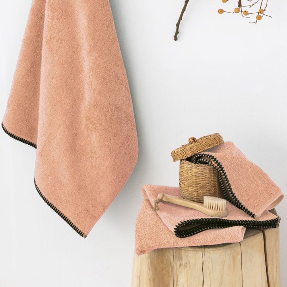 Πετσέτες Μπάνιου (Σετ 3τμχ) Palamaiki Towels Brooklyn 500gsm Peach
