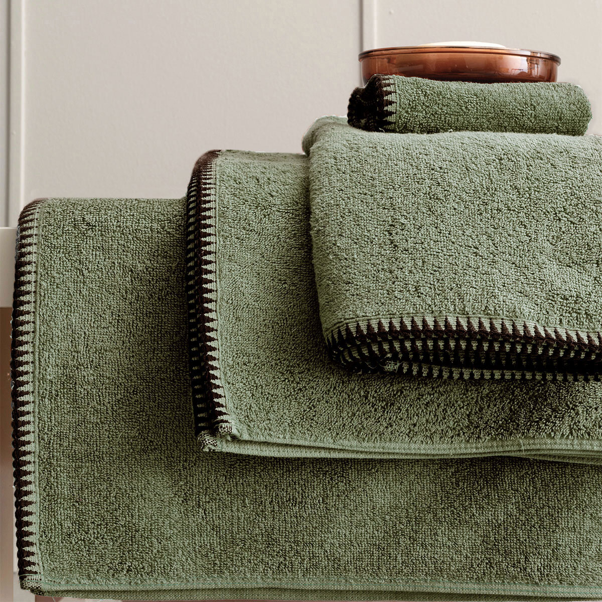 Πετσέτα Προσώπου (50x90) Palamaiki Towels Brooklyn 500gsm Olive