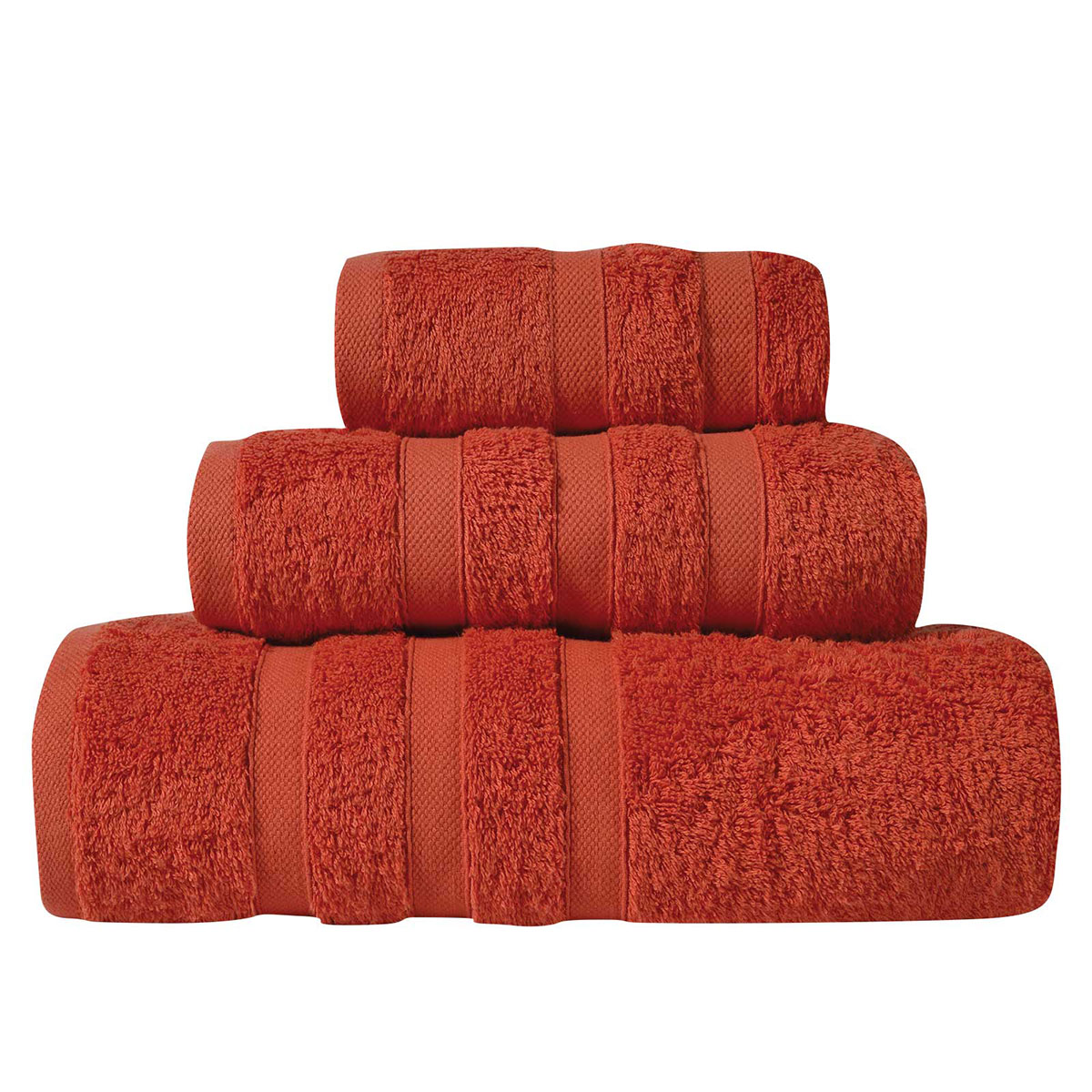 Πετσέτα Χεριών (30x50) Das Home Prestige Line 650gsm 1166 Terracotta