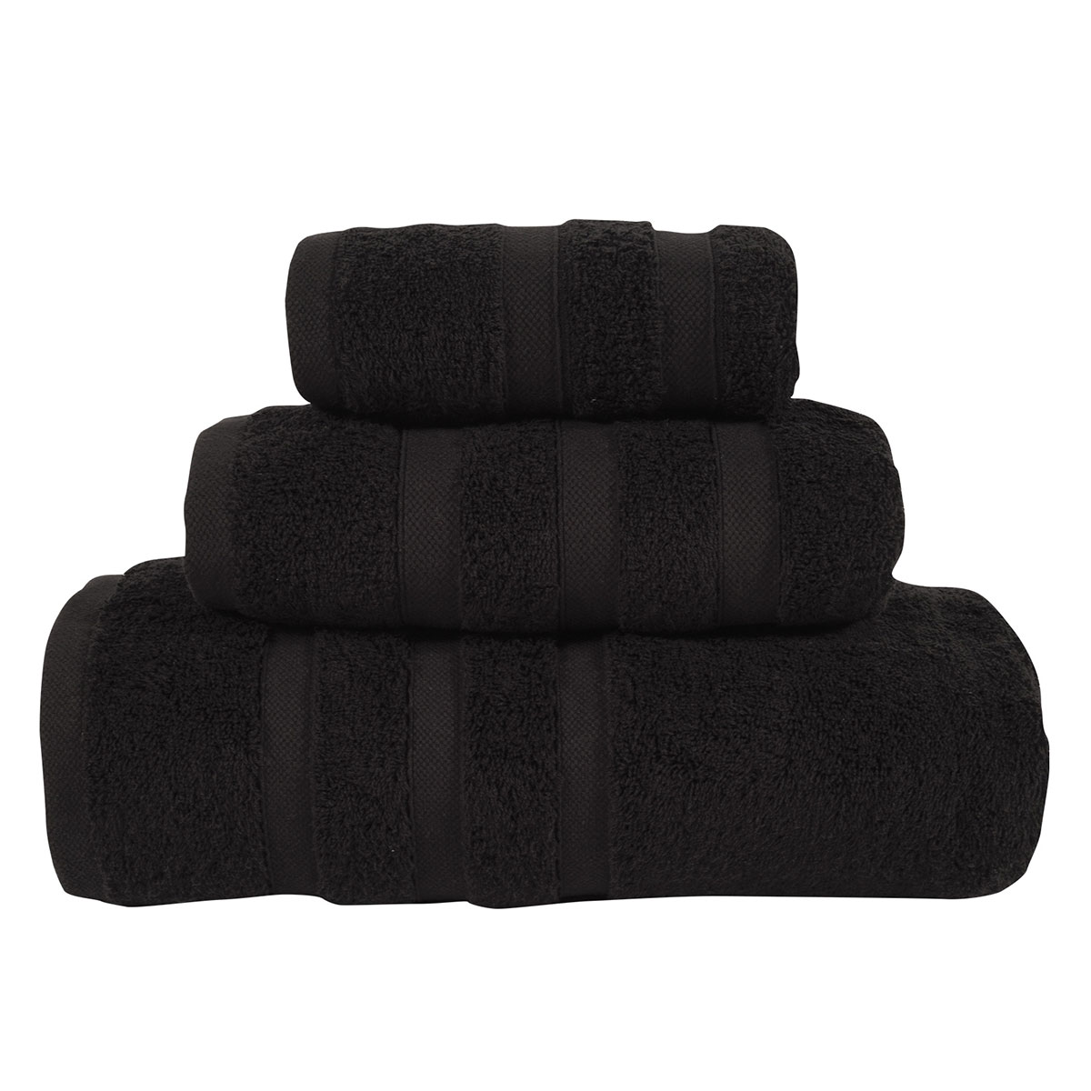 Πετσέτα Χεριών (30x50) Das Home Prestige Line 650gsm 1173 Black