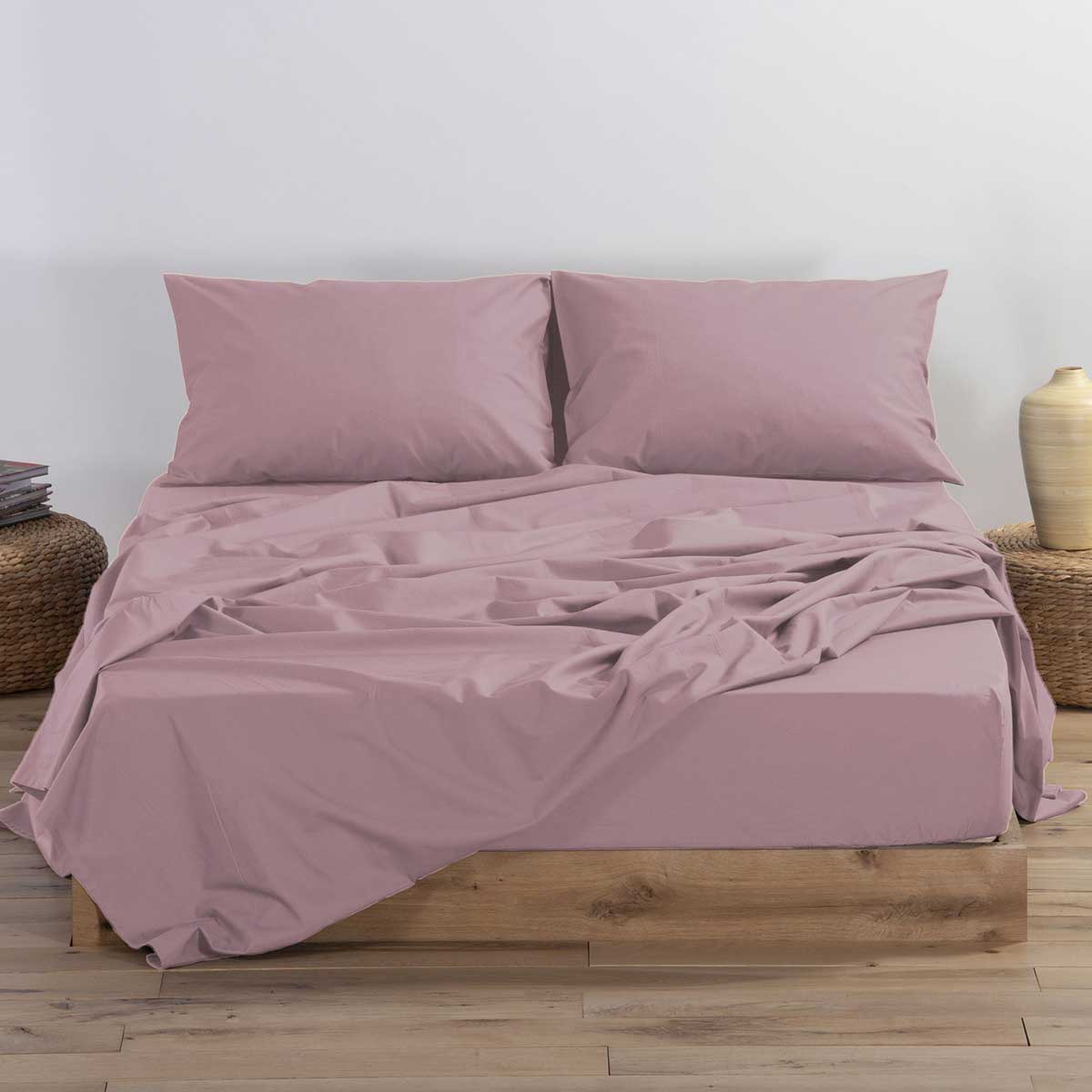 Ζεύγος Μαξιλαροθήκες (52x72) Nef-Nef Homeware Basic Amethyst 1213