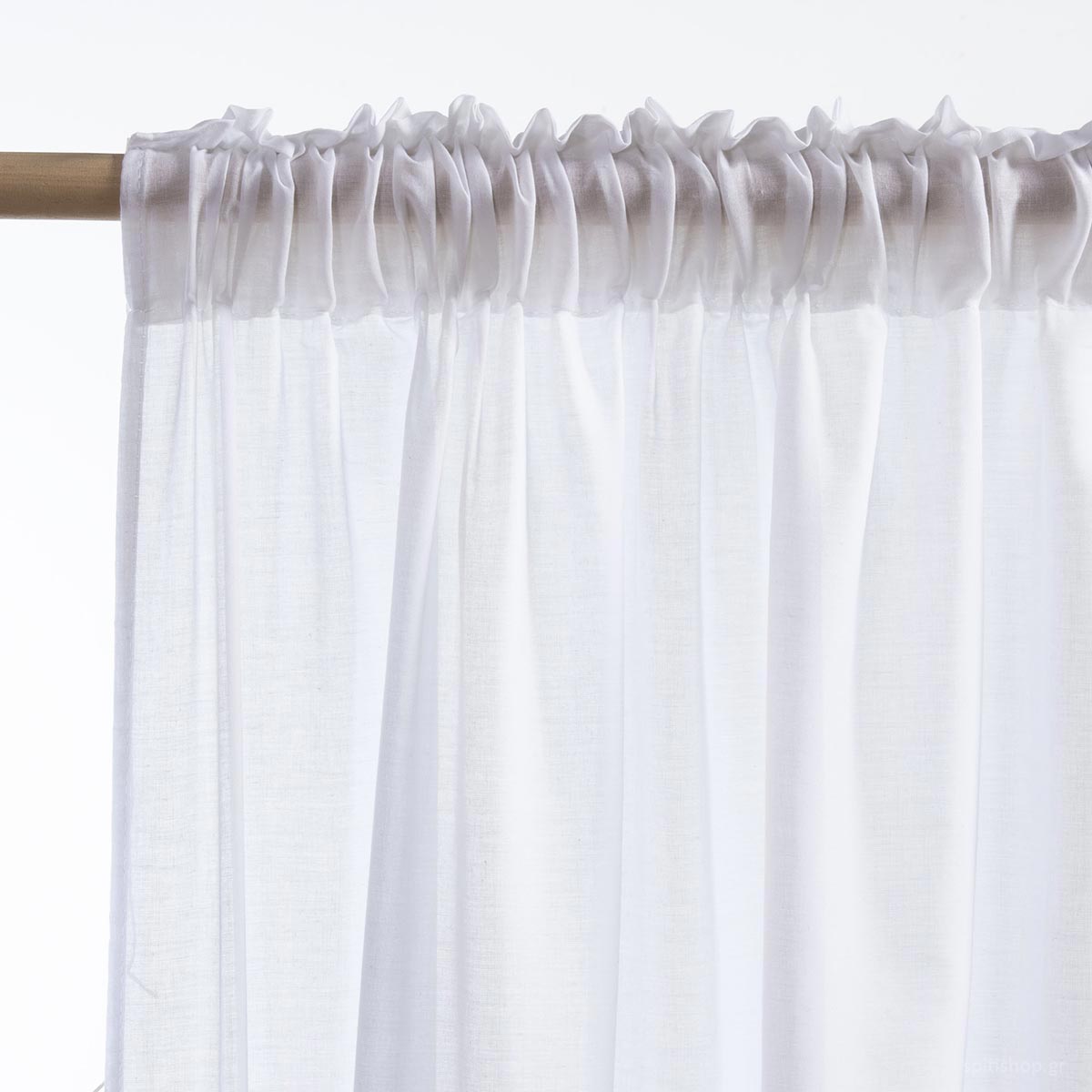 Κουρτίνα (140x270) Με Τρέσα Nef-Nef Homeware Antel White