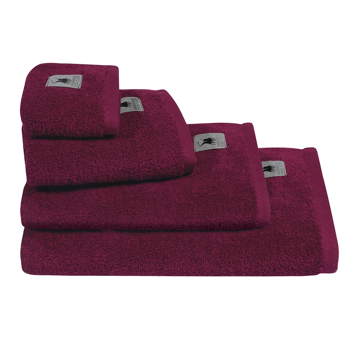Πετσέτα Προσώπου (50x90) Greenwich Polo Club Cozy 460gsm 3165-Μπορντω